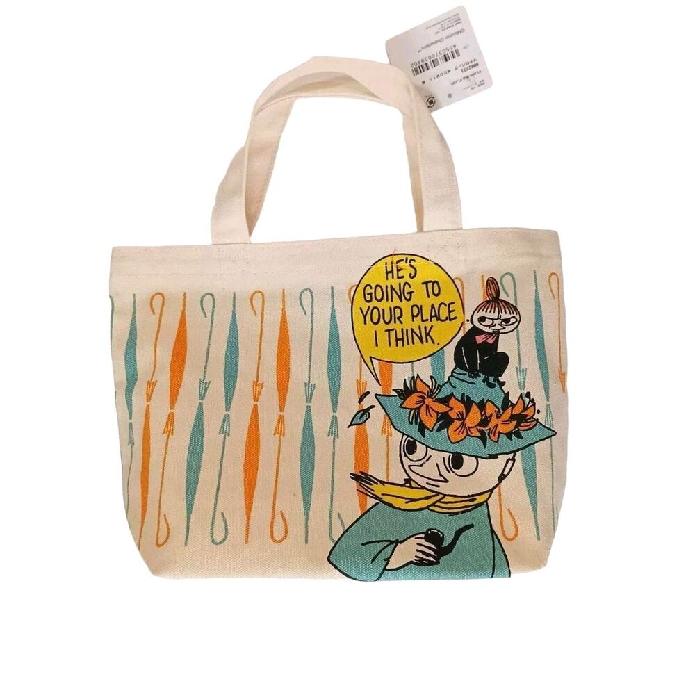 MOOMIN SNUFKIN MINI LUNCH TOTE CANVAS BAG